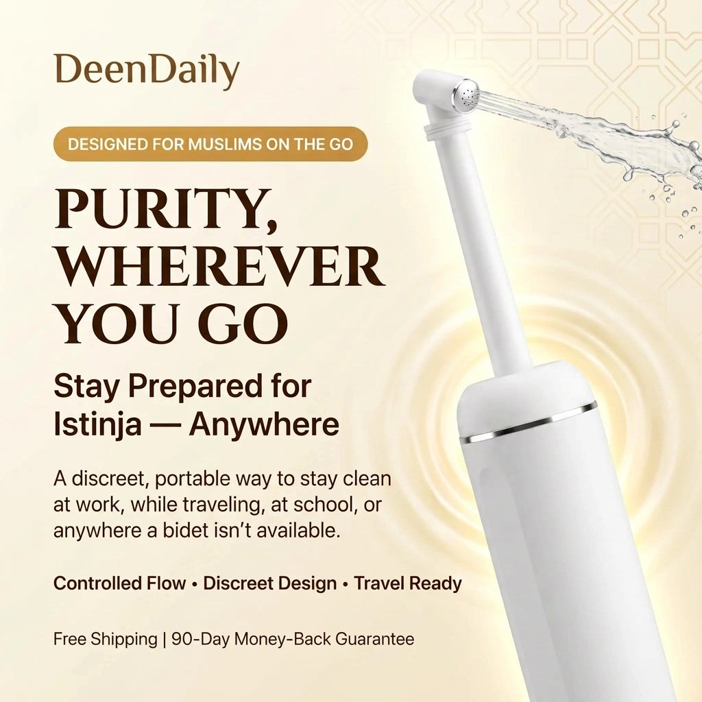 Purity, wherever you go - stay prepared for istinja anywhere